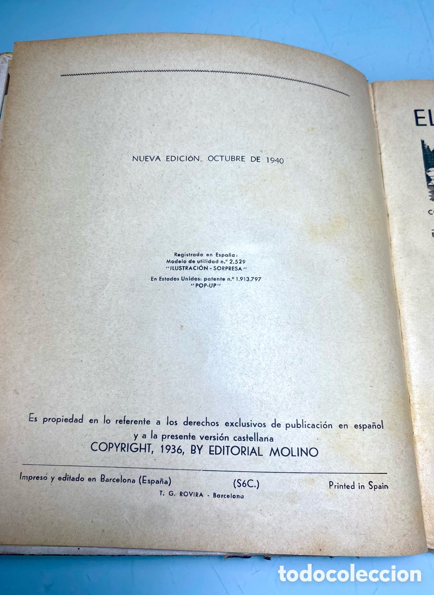 Libros de segunda mano: Libro El Gato Con Botas. Ilustracion sorpresa. 1940 - Foto 2