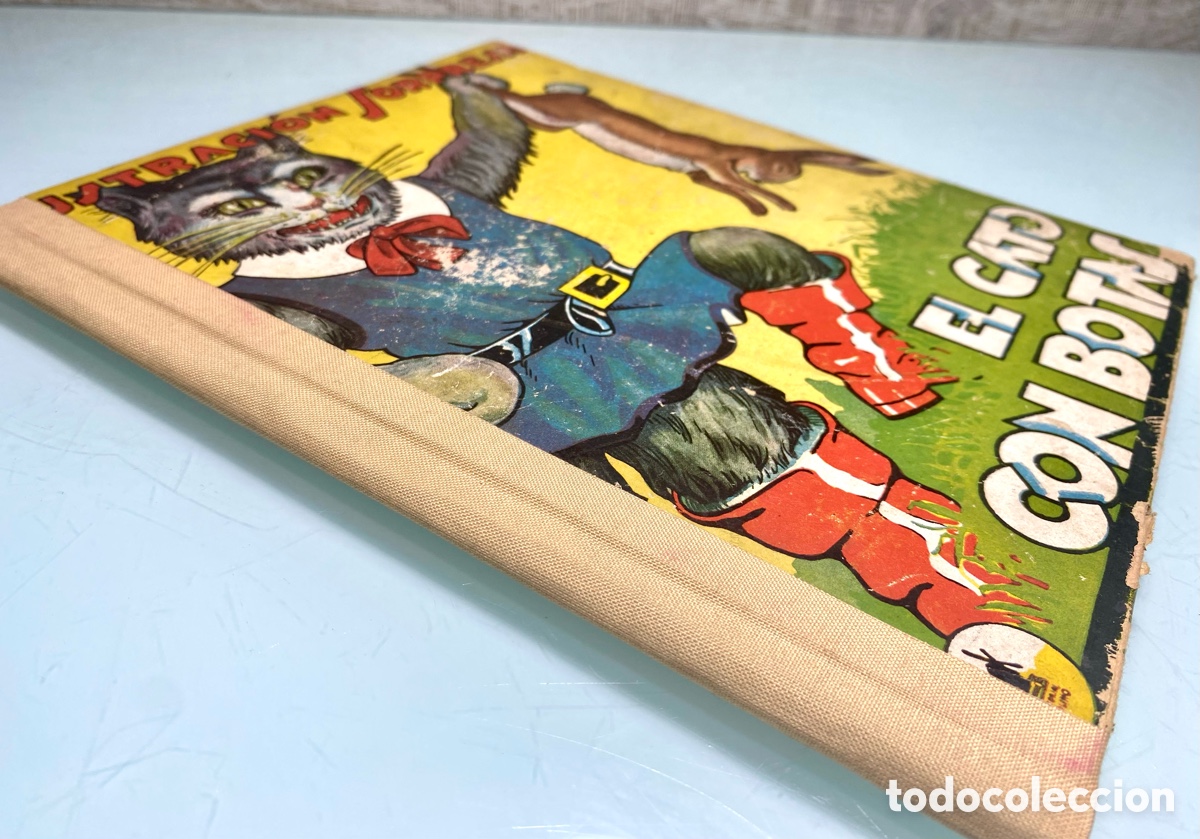 Libros de segunda mano: Libro El Gato Con Botas. Ilustracion sorpresa. 1940 - Foto 10