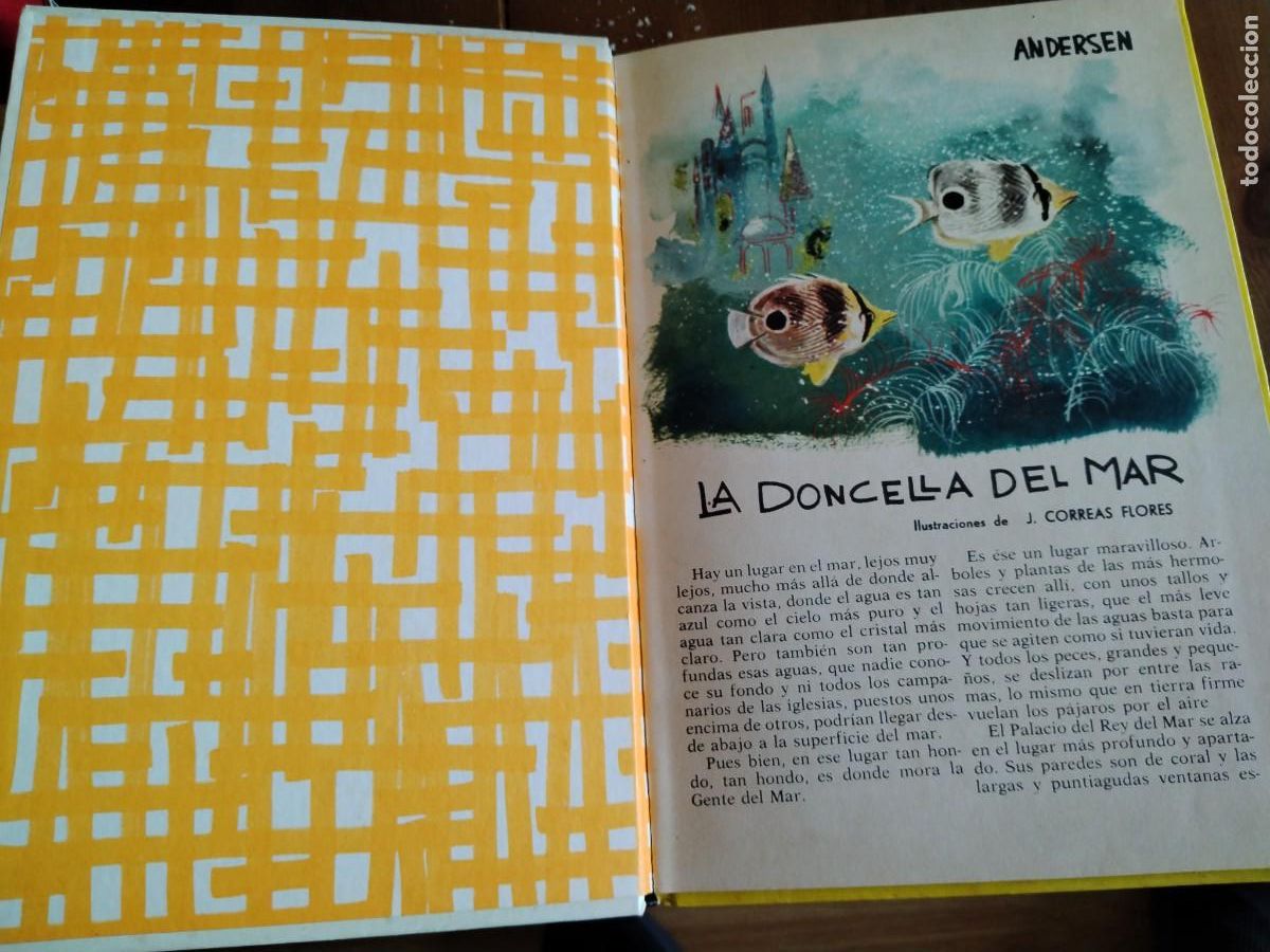 Libros de segunda mano: La doncella del mar -colecci&oacute;n ylusi&oacute;n infantil -andersen - Foto 4