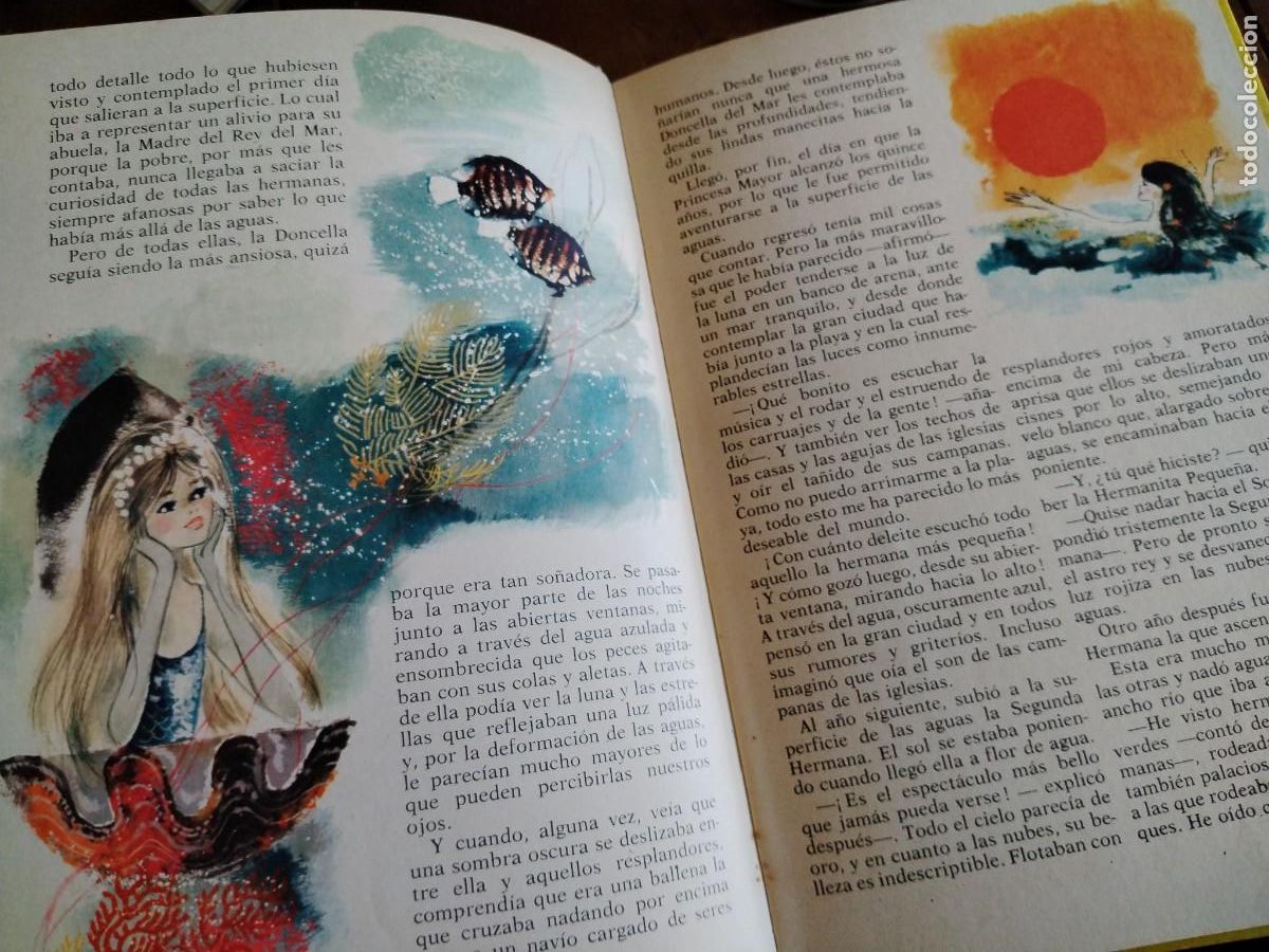 Libros de segunda mano: La doncella del mar -colecci&oacute;n ylusi&oacute;n infantil -andersen - Foto 5