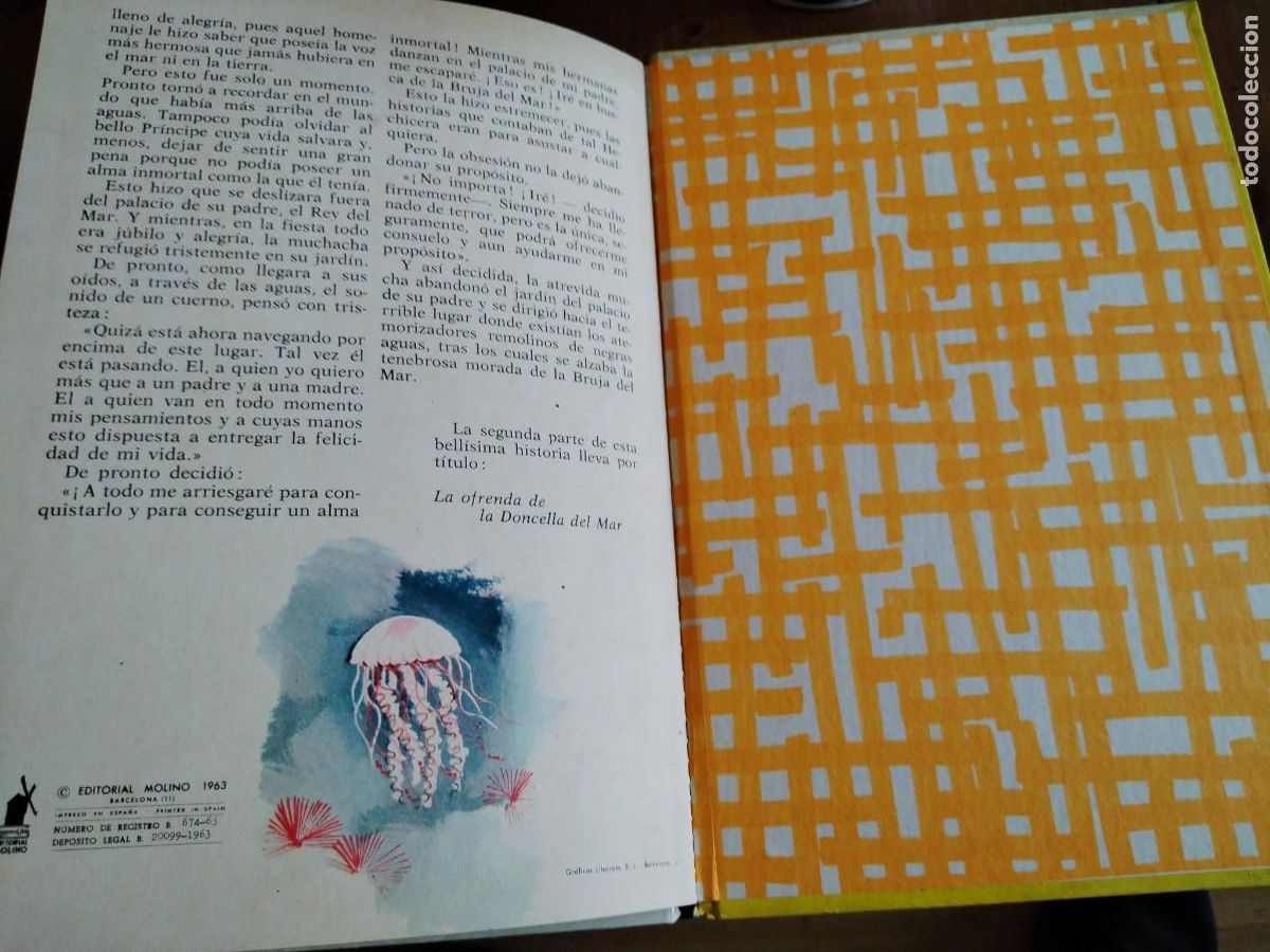Libros de segunda mano: La doncella del mar -colecci&oacute;n ylusi&oacute;n infantil -andersen - Foto 7