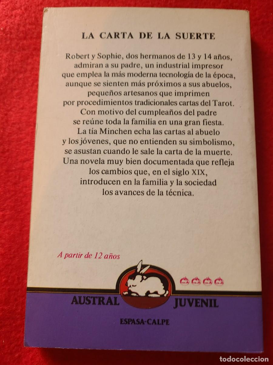 Libros de segunda mano: La carta de la suerte. &Uacute;rsula W&ouml;lfel - Foto 2