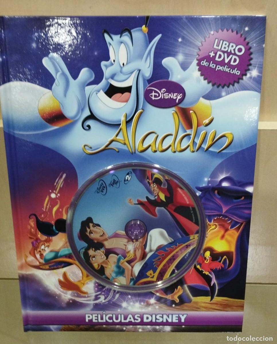 Libros de segunda mano: Aladdin (libro + DVD) - Foto 1