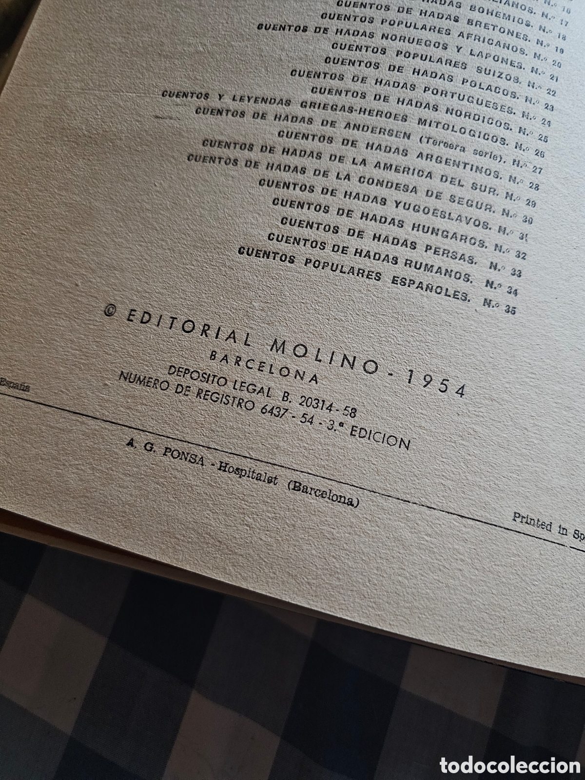 Libros de segunda mano: Cuentos de hadas chinos, ed Molino, 1954 - Foto 2