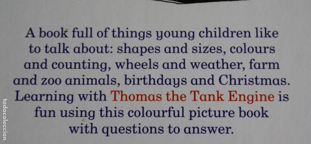 Libros de segunda mano: LEARN WITH THOMAS THE TANK ENGINE - APRENDE CON THOMAS &ndash; DIVERTIDO - ILUSTRADO - Foto 2