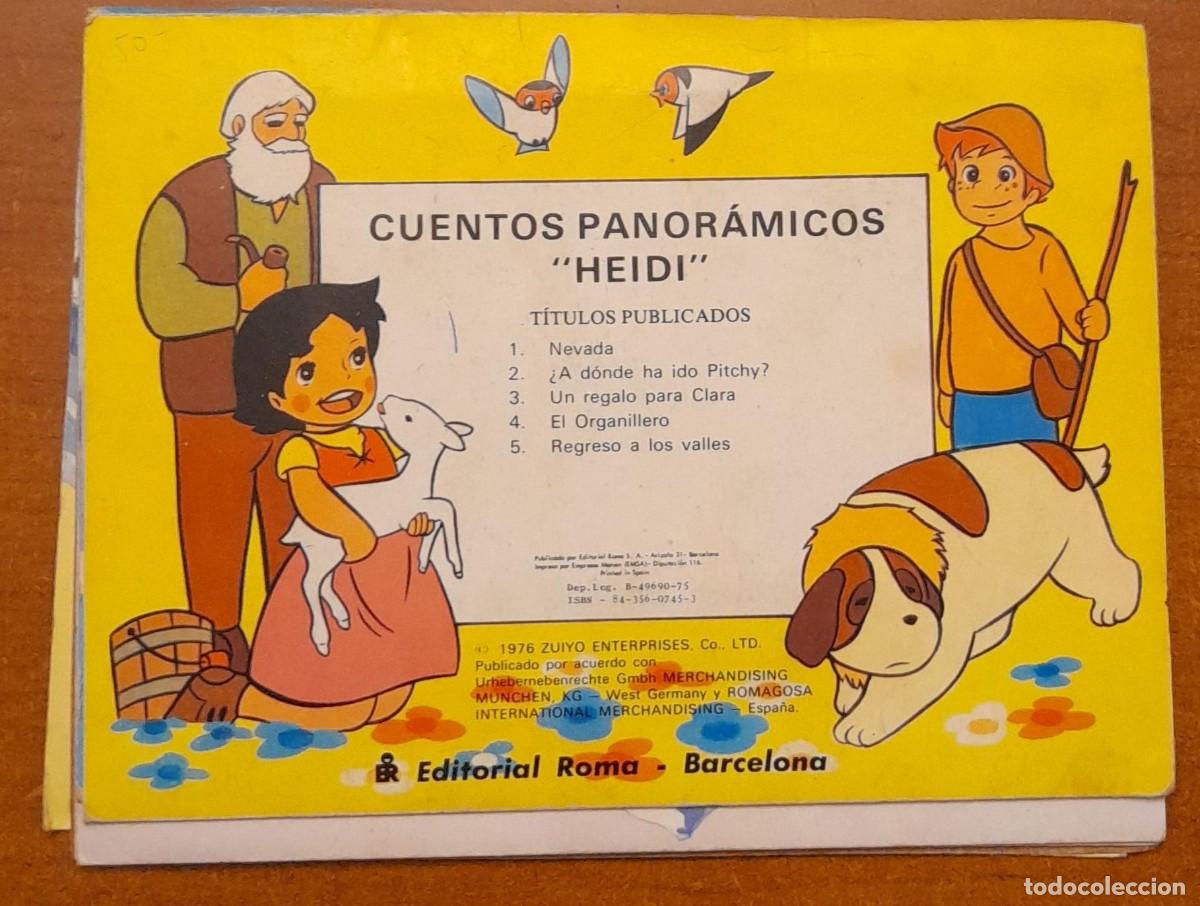 Libros de segunda mano: CUENTOS PANOR&Aacute;MICOS HEIDI N&ordf; 1, NEVADA, ED. ROMA, 1976 - Foto 3