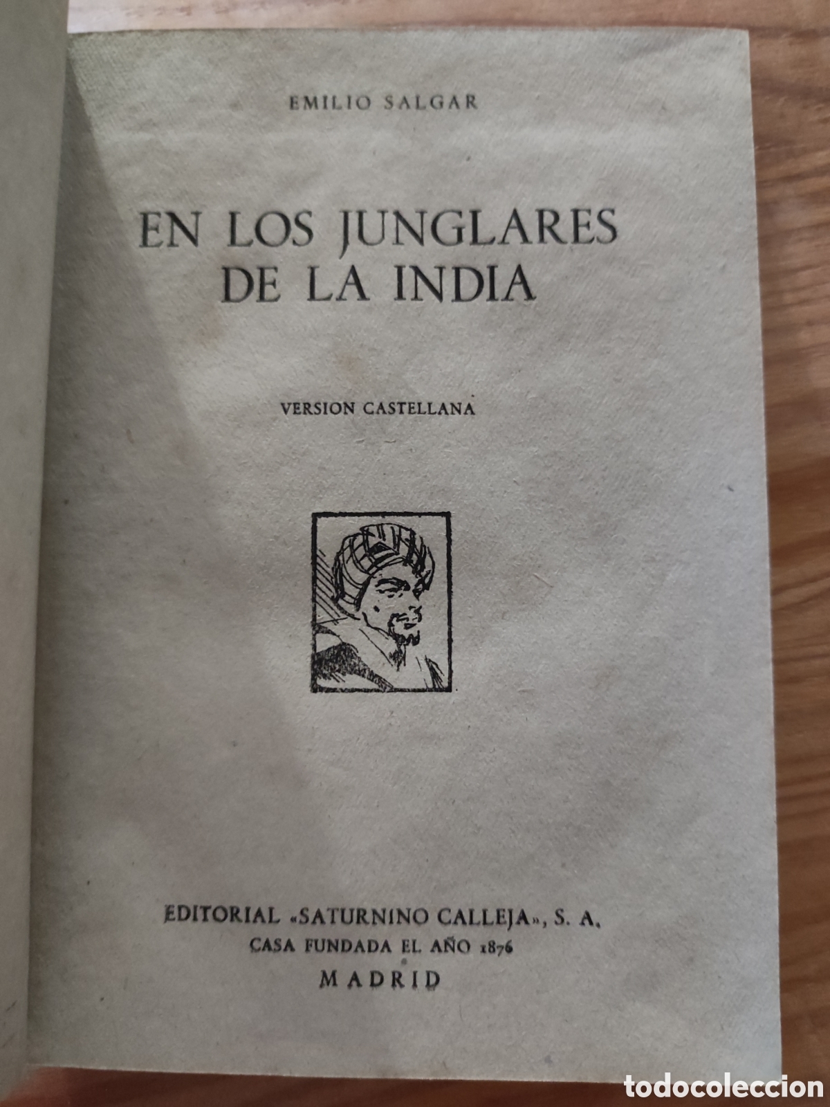 Libros de segunda mano: En los junglares de la India, E. Salgari - Foto 2