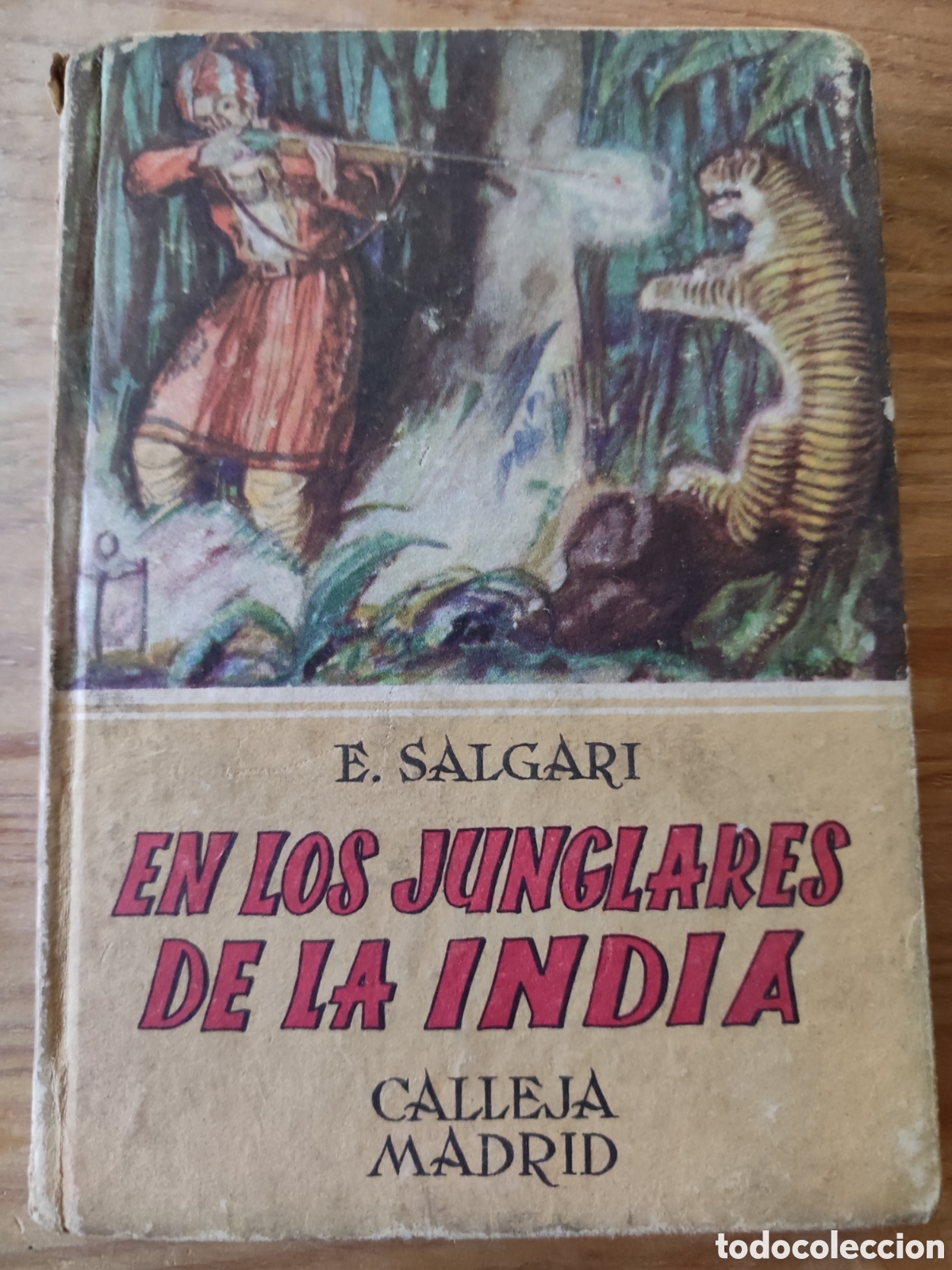 Libros de segunda mano: En los junglares de la India, E. Salgari - Foto 1