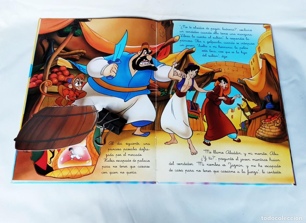 Libros de segunda mano: ALADDIN WALT DISNEY DESPLEGABLE - Foto 7