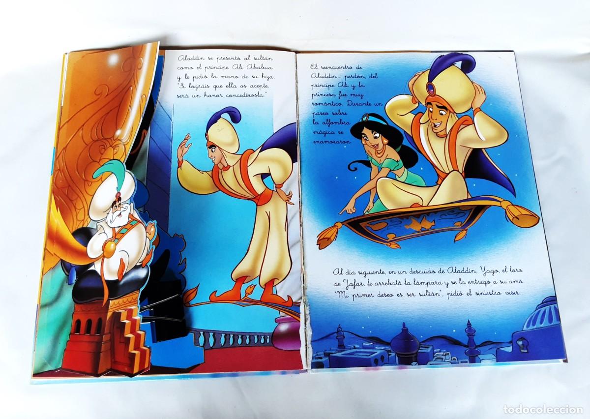 Libros de segunda mano: ALADDIN WALT DISNEY DESPLEGABLE - Foto 13
