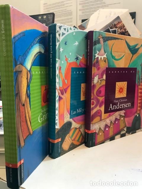 Libros de segunda mano: Cuentos: Andersen, Grimm y las Mil y una Noches- Edelvives 2003 - Foto 1