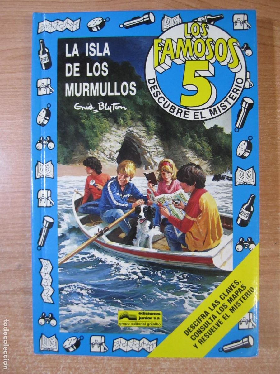 Libros de segunda mano: libro los famosos 5 la isla de los murmullos ediciones junior s.a - Foto 1