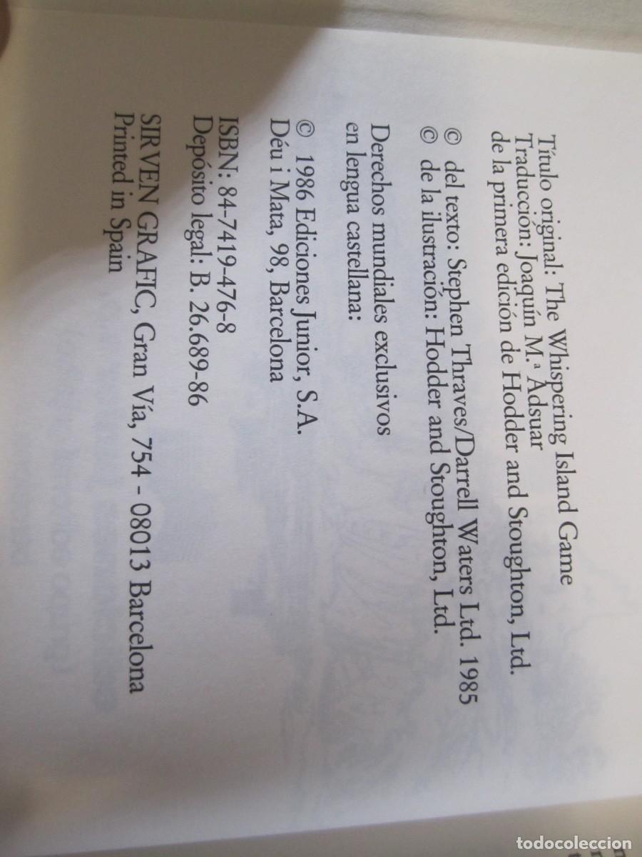 Libros de segunda mano: libro los famosos 5 la isla de los murmullos ediciones junior s.a - Foto 4
