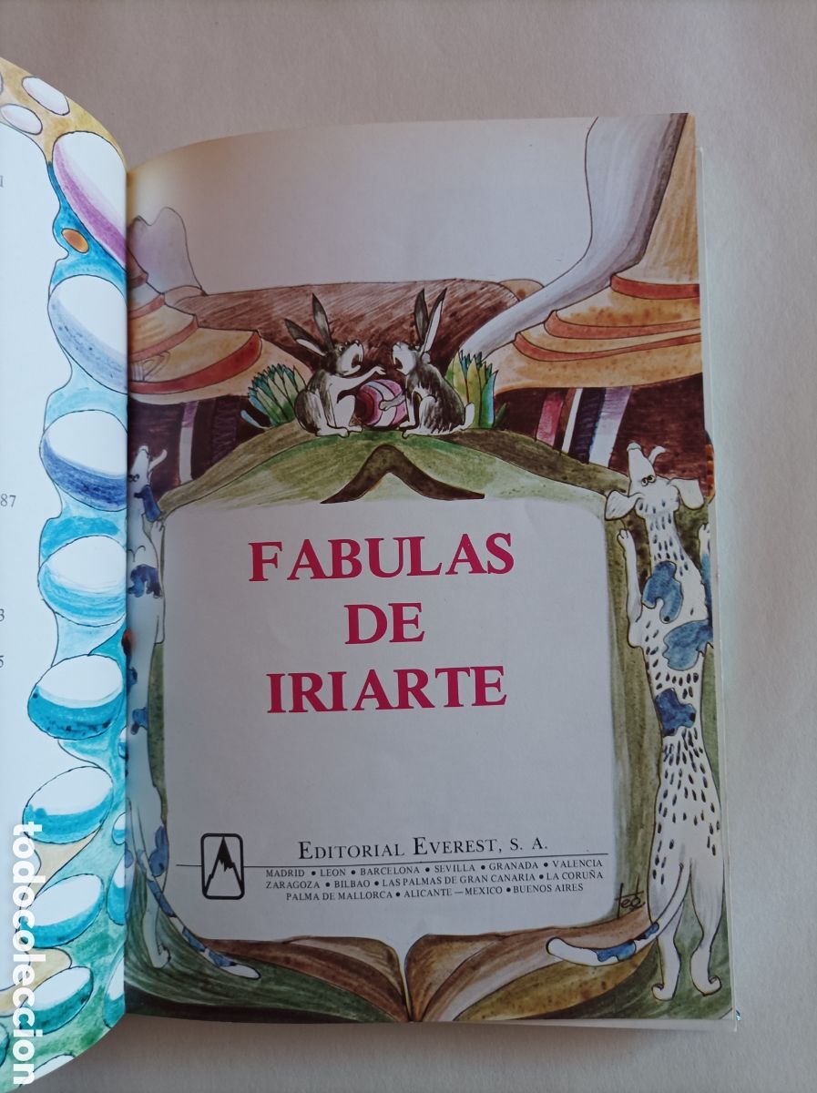 Libros de segunda mano: FABULAS DE IRIARTE. Editorial EVEREST, - Foto 3