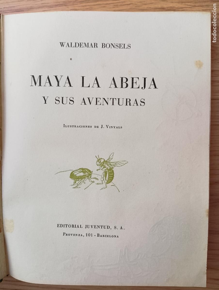 Libros de segunda mano: Maya la abaja. Waldemar Bonsels - Foto 2