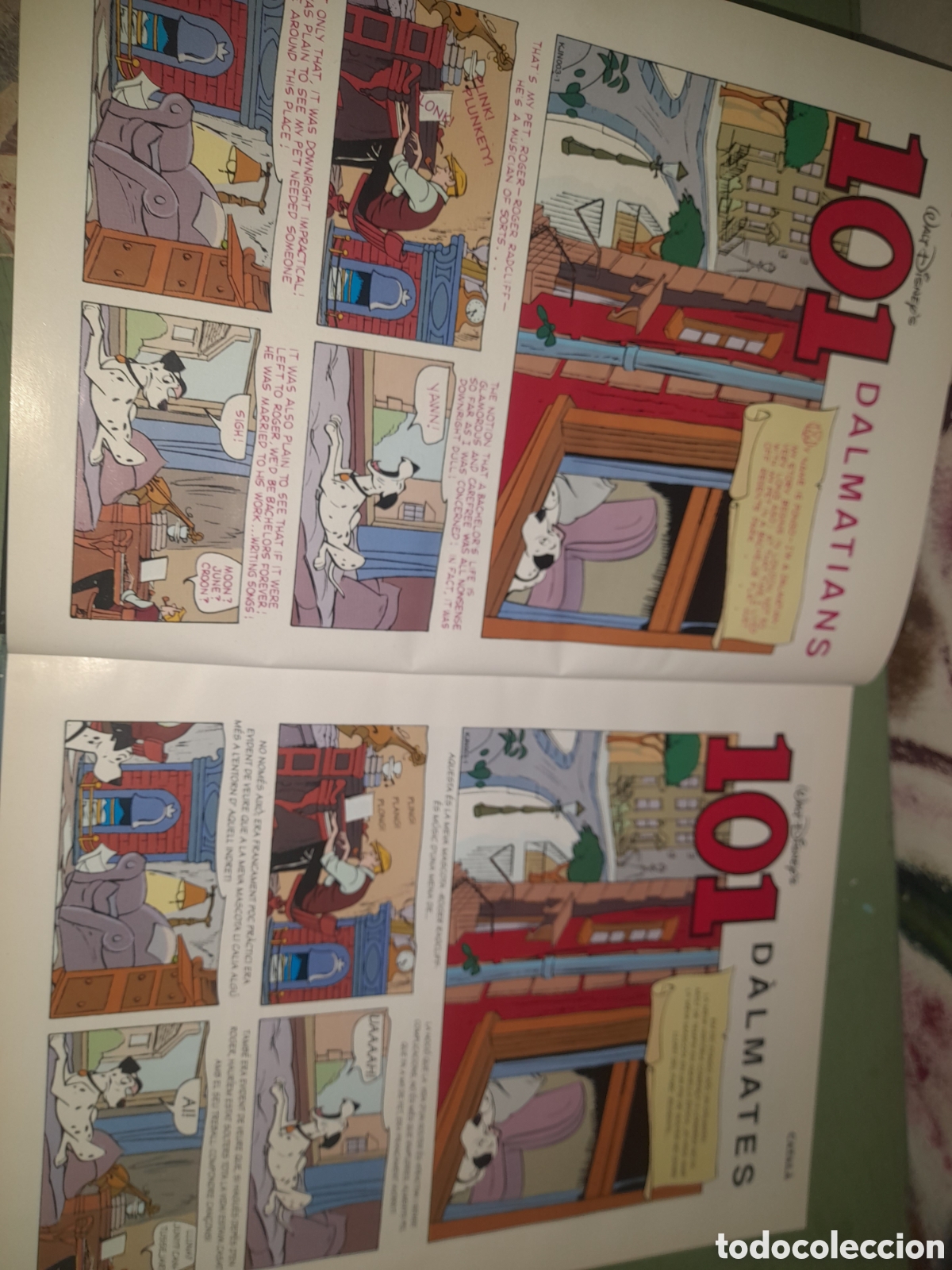 Libros de segunda mano: Cuento 101 D&aacute;lmates edici&oacute;n Catal&aacute;n/Ingl&eacute;s - Foto 7