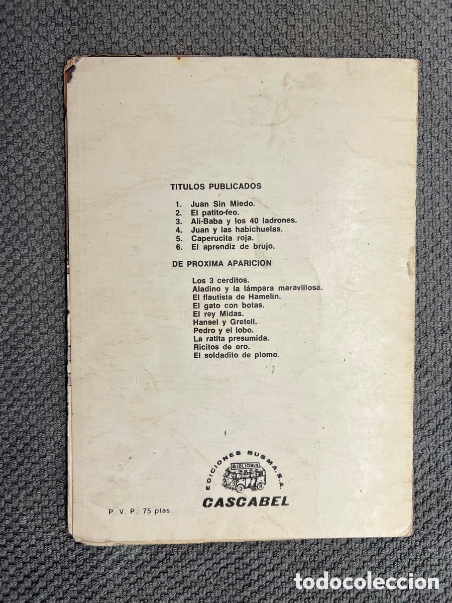Libros de segunda mano: EL APRENDIZ DE BRUJO, cuento infantil. Ediciones Busma (a.1982) - Foto 3