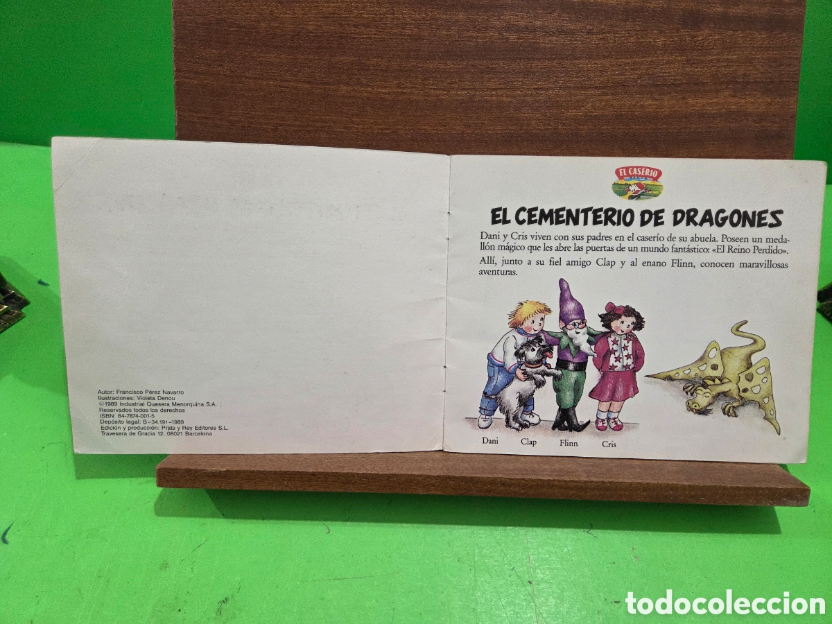 Libros de segunda mano: &rdquo;&rdquo;EL CEMENTERIO DE DRAGONES&rdquo;&rdquo;...EL CASERIO...1989... - Foto 3