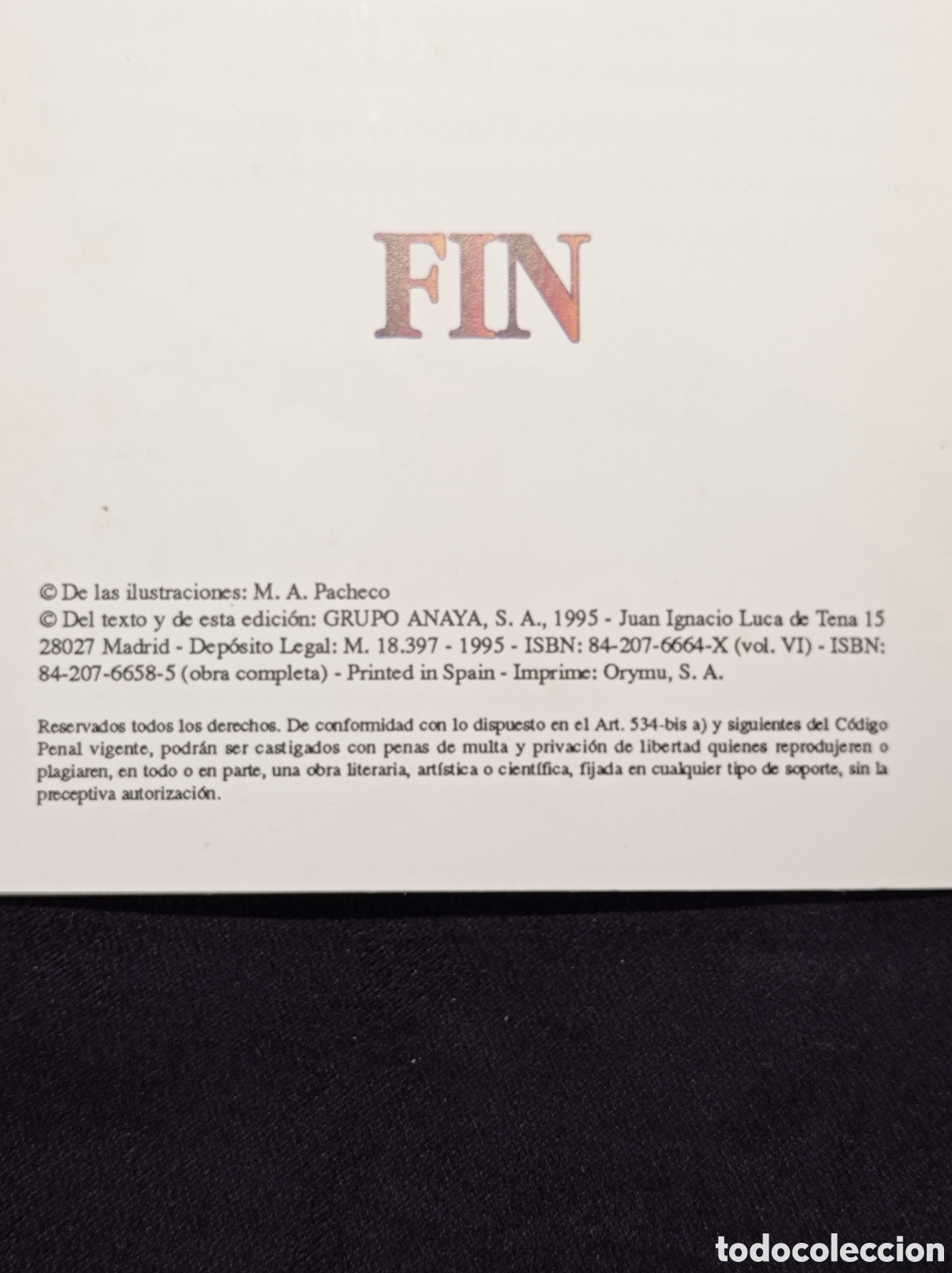Libros de segunda mano: PINOCHO ANAYA A&Ntilde;O 1995 - Foto 3