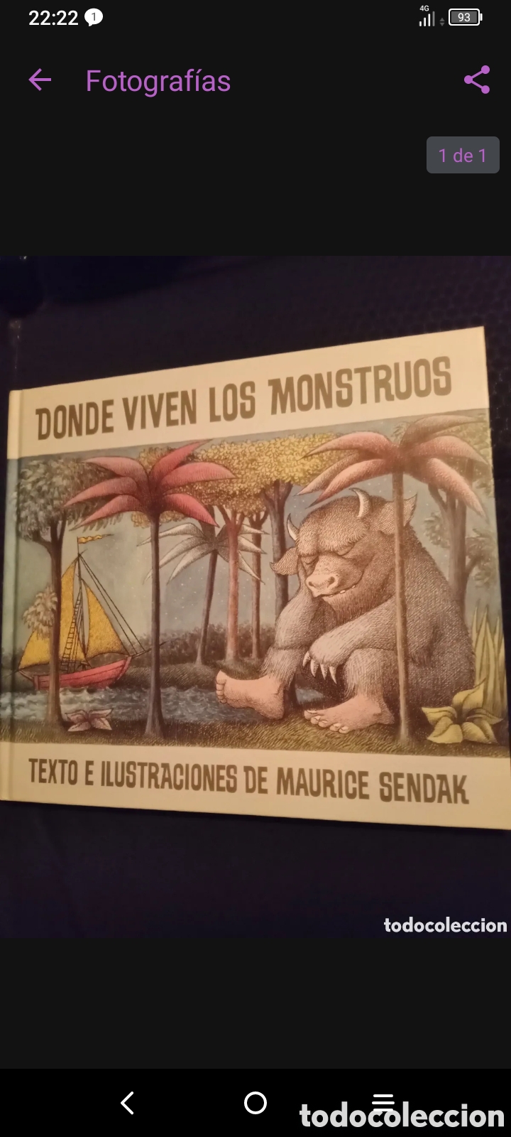 Libros de segunda mano: Toreteblanco Donde viven los monstruos - Foto 1