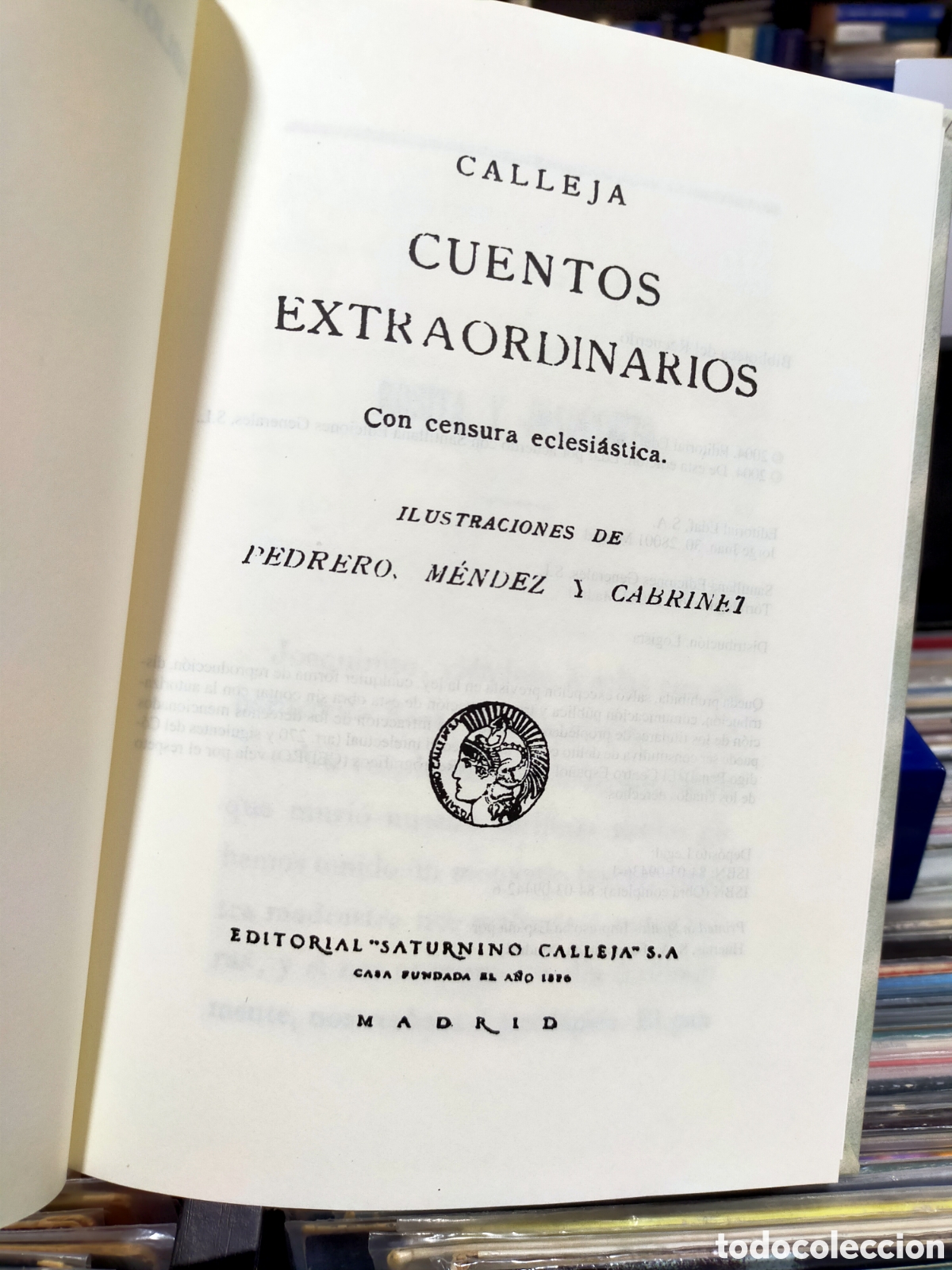 Libros de segunda mano: CUENTOS EXTRAORDINARIOS - CALLEJA - FACS&Iacute;MIL - Foto 5