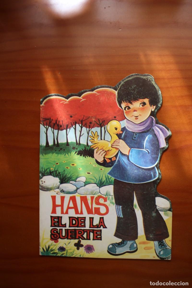 Libros de segunda mano: Cuento troquelado. Hans el de la suerte - Foto 1