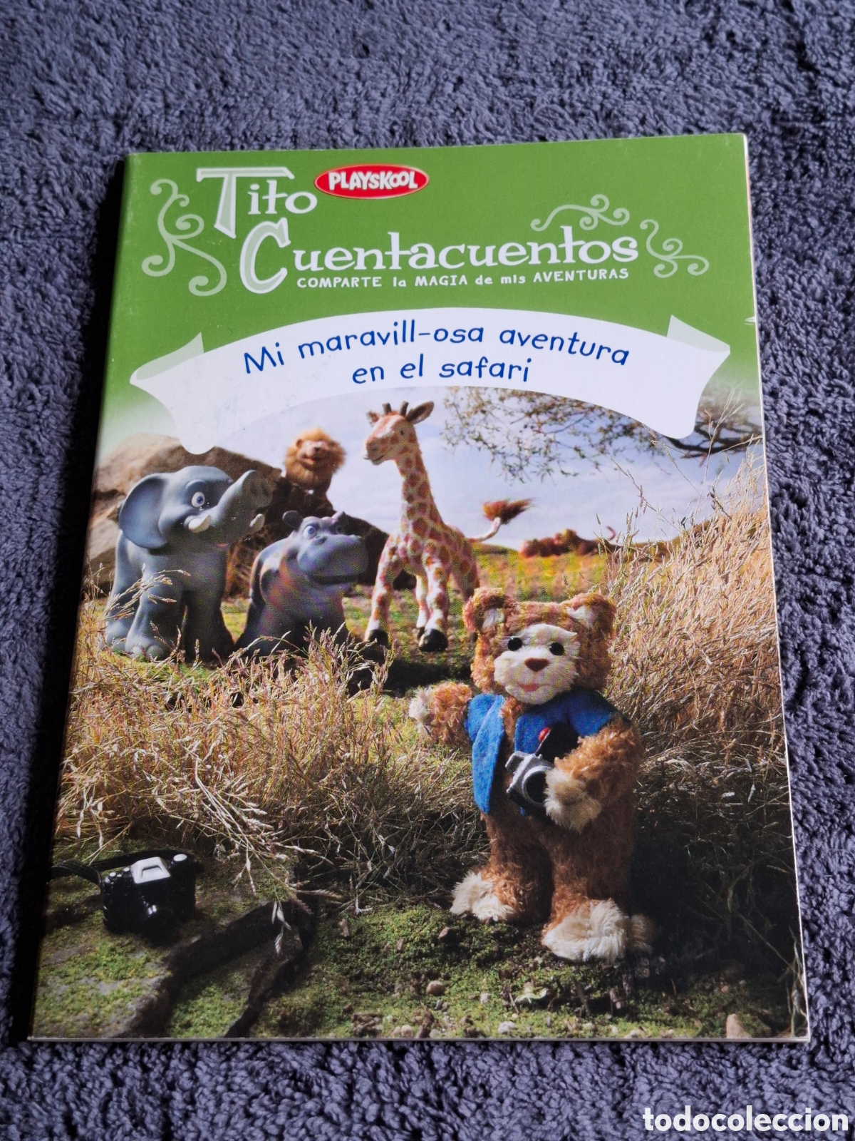 Libros de segunda mano: L25. Tito Cuenta cuentos- Mi Maravill-osa Aventura En El Safari, Hasbro 2006.