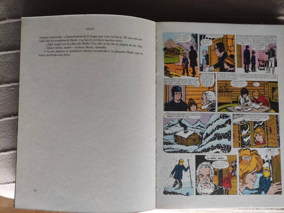 Libros de segunda mano: Heidi. Juana Spyri c&oacute;mic - Foto 4