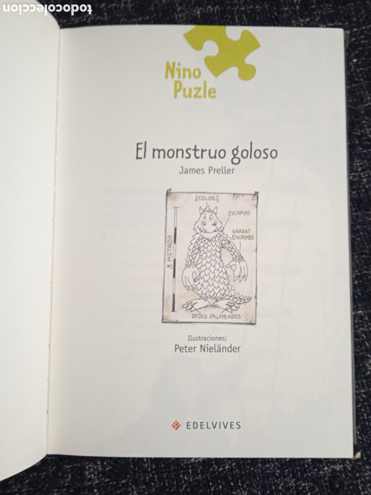 Libros de segunda mano: El monstruo goloso / James Preller - Foto 2