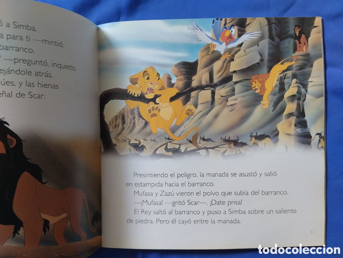 Libros de segunda mano: EL REY LE&Oacute;N LIBRO+AUDIOCUENTO. DISNEY - Foto 2