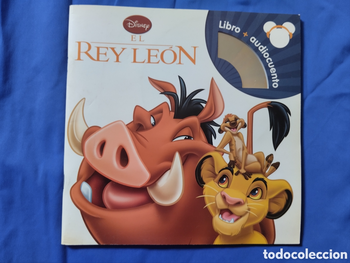 Libros de segunda mano: EL REY LE&Oacute;N LIBRO+AUDIOCUENTO. DISNEY - Foto 1