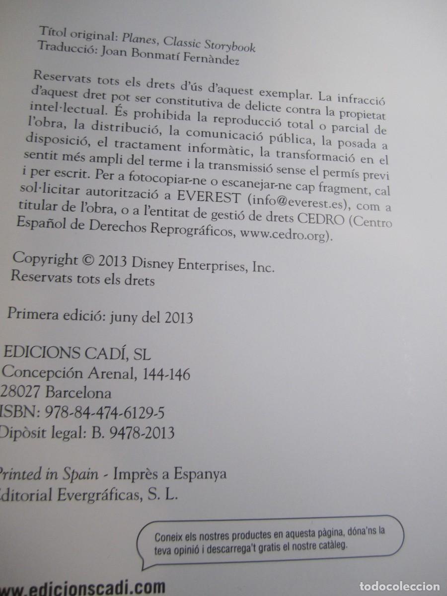 Libros de segunda mano: libro avions disney edicions cadi - Foto 3