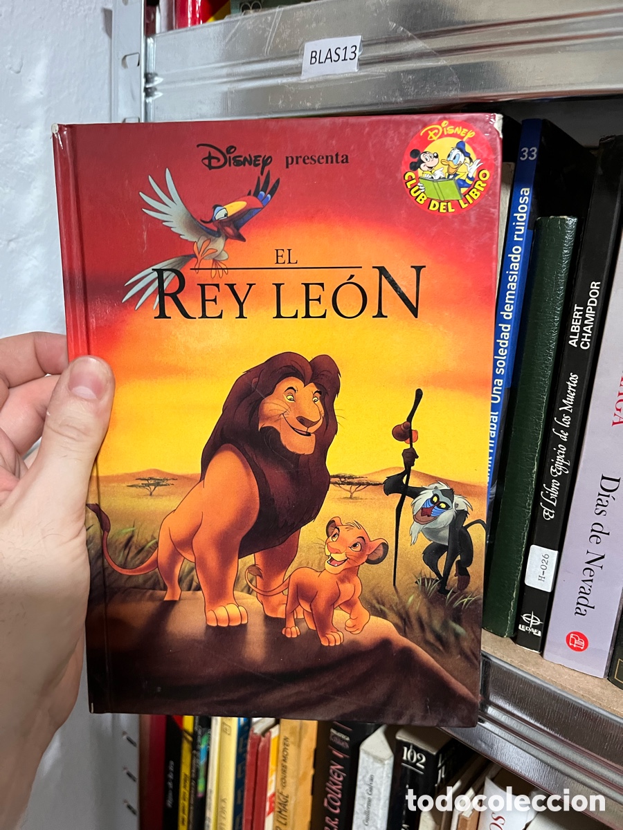 Libros de segunda mano: Blas13 el rey leon - Disney club del libro - Foto 1