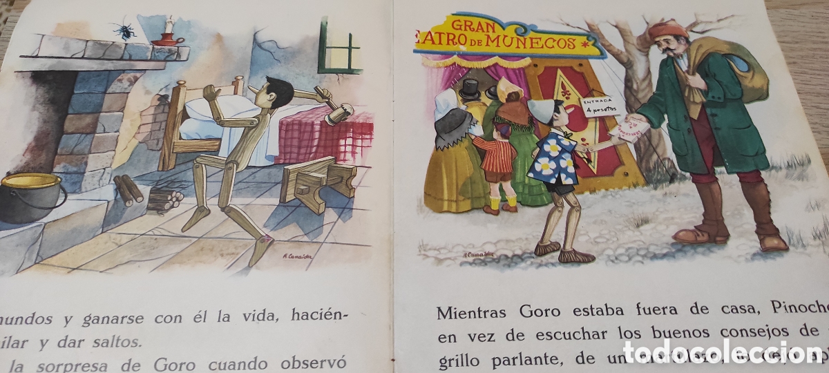 Libros de segunda mano: Pinocho. Ediciones Vulcano 1975 - Foto 3