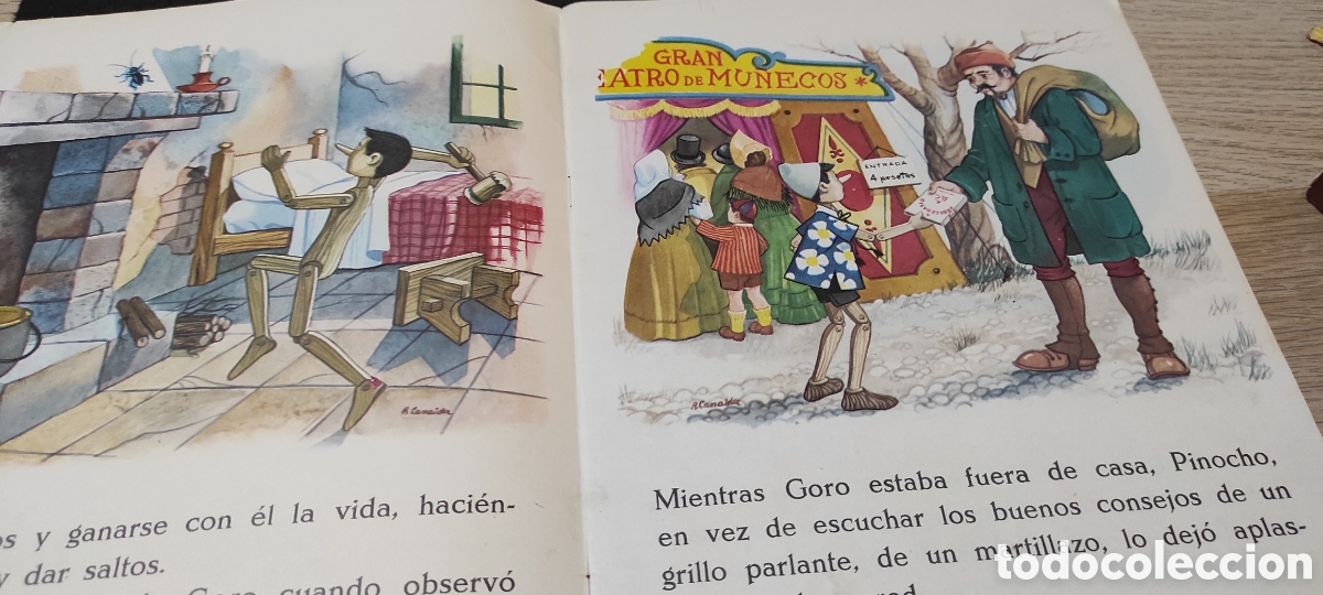 Libros de segunda mano: Pinocho. Ediciones Vulcano 1975 - Foto 4