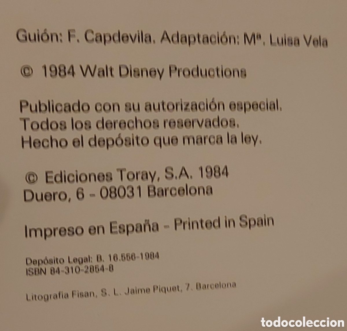 Libros de segunda mano: Refranes Disney. Ediciones TORAY 1984 - Foto 3
