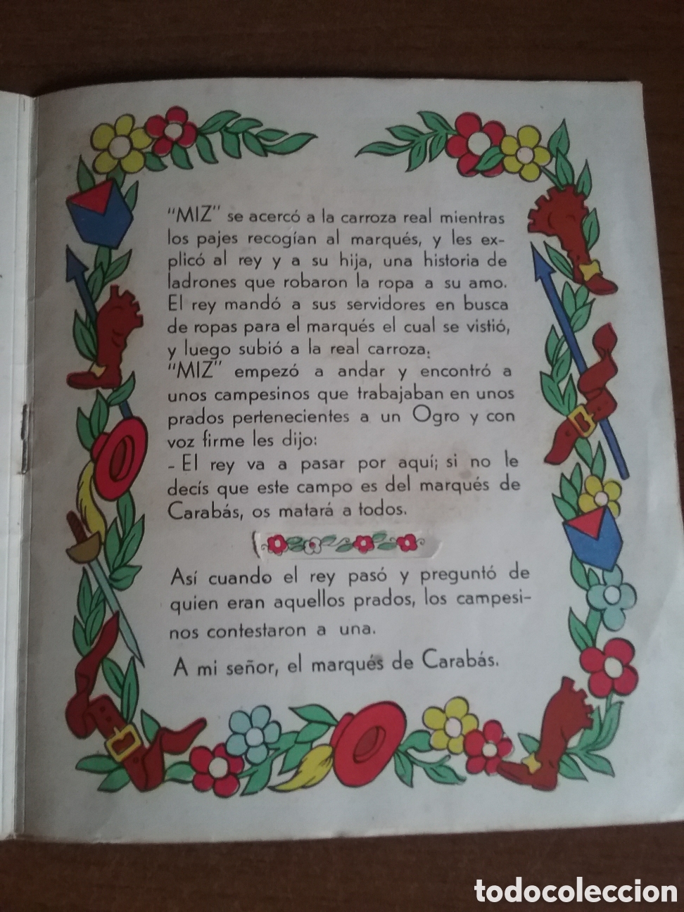 Libros de segunda mano: EL GATO CON BOTAS.ANTIGUO CUENTO INFANTIL. - Foto 4