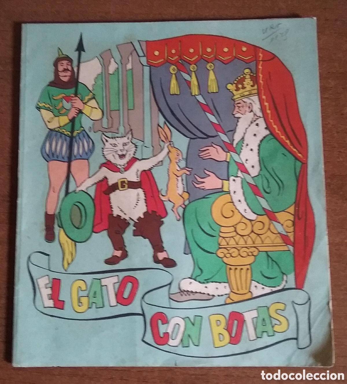 Libros de segunda mano: EL GATO CON BOTAS.ANTIGUO CUENTO INFANTIL. - Foto 1