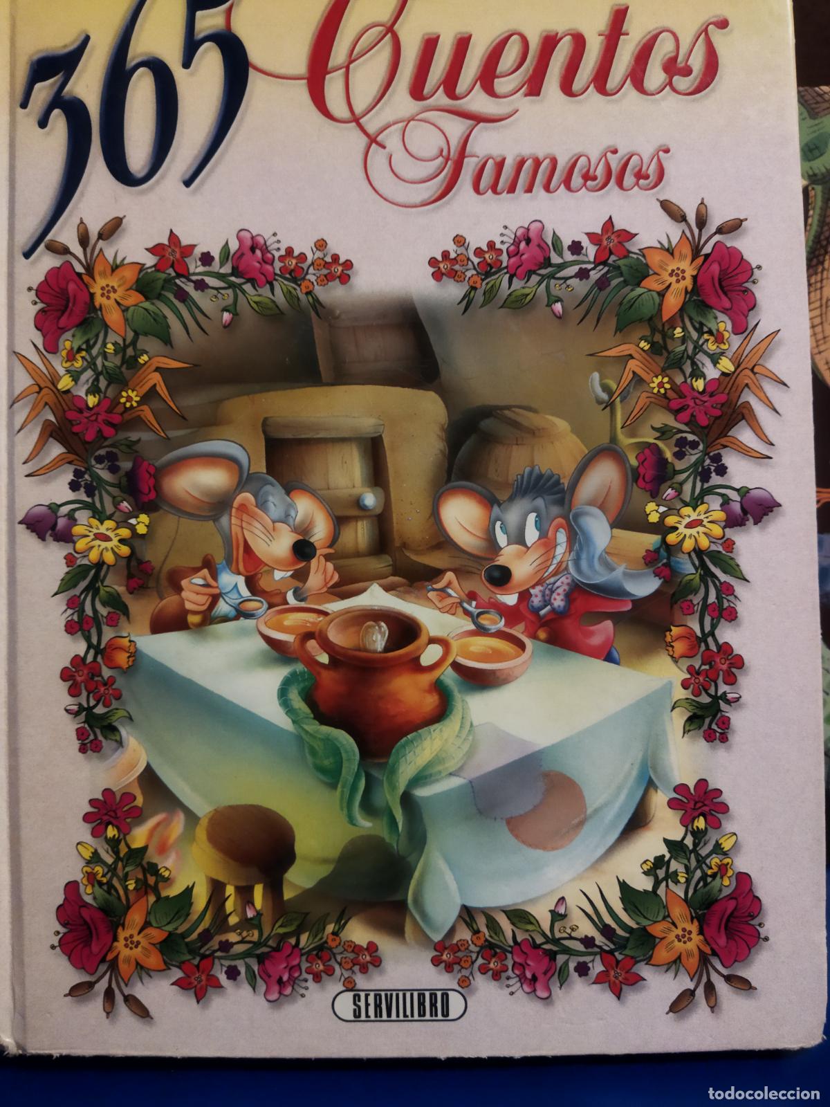 Libros de segunda mano: 365 cuentos famosos servilibro - Foto 1