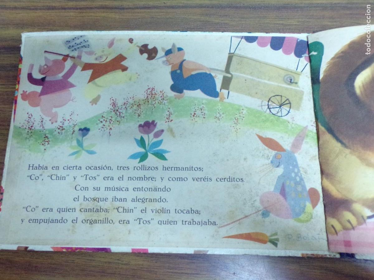 Libros de segunda mano: cuento Los tres cerditos. Editorial Molino 1963 - Foto 2