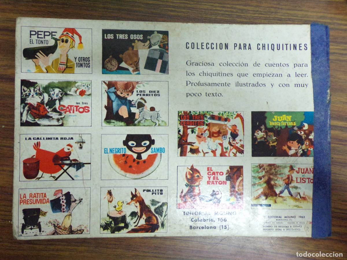 Libros de segunda mano: cuento Los tres cerditos. Editorial Molino 1963 - Foto 3