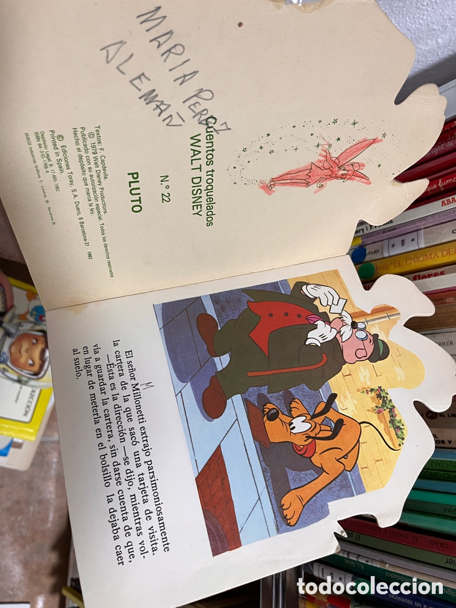 Libros de segunda mano: BLAS41B cuento troquelado walt Disney 22 Pluto - F. Capdevila - Foto 2