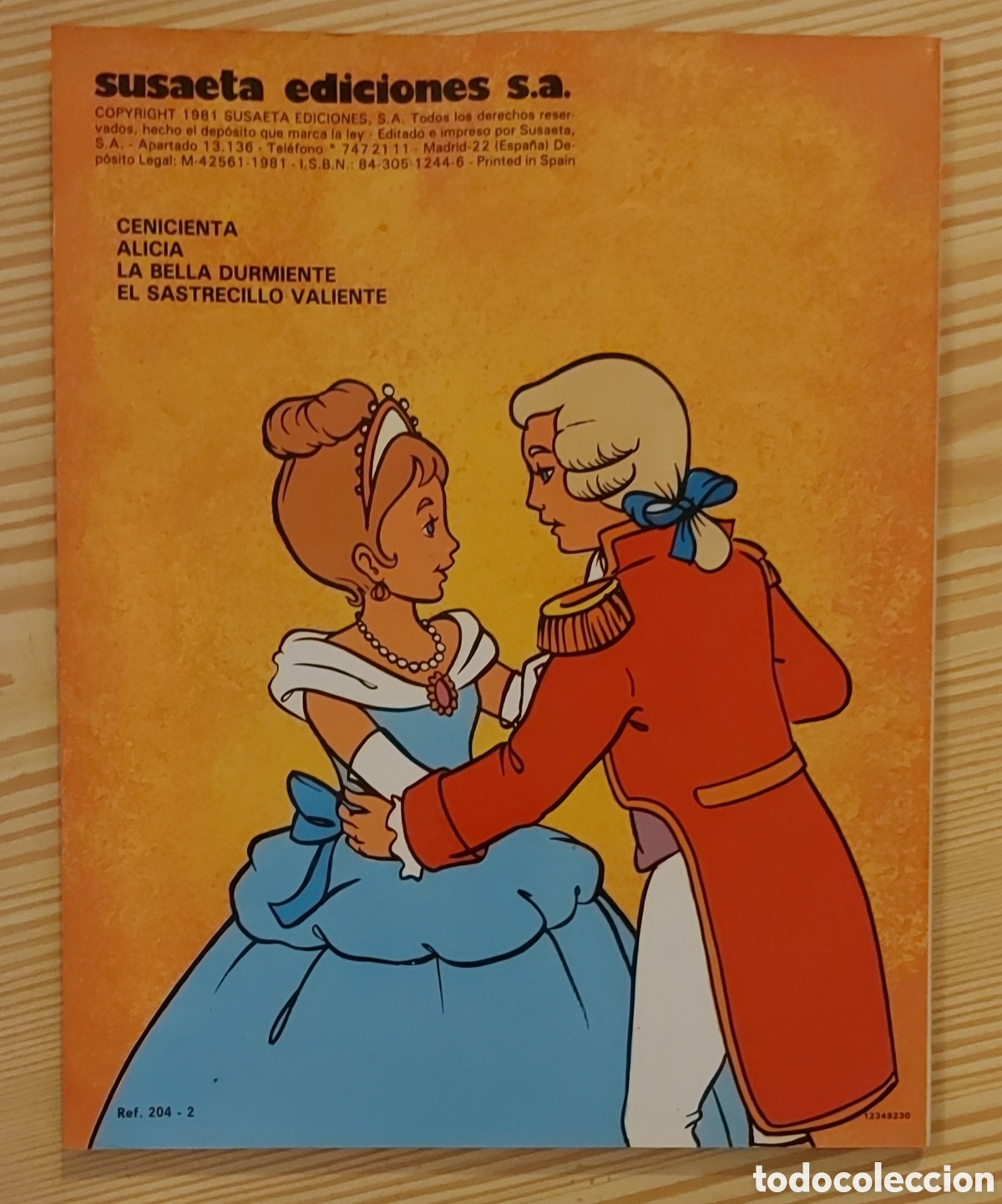 Libros de segunda mano: Cenicienta de Cuentos Ilusi&oacute;n, Suseta Ediciones 1981 - Foto 2