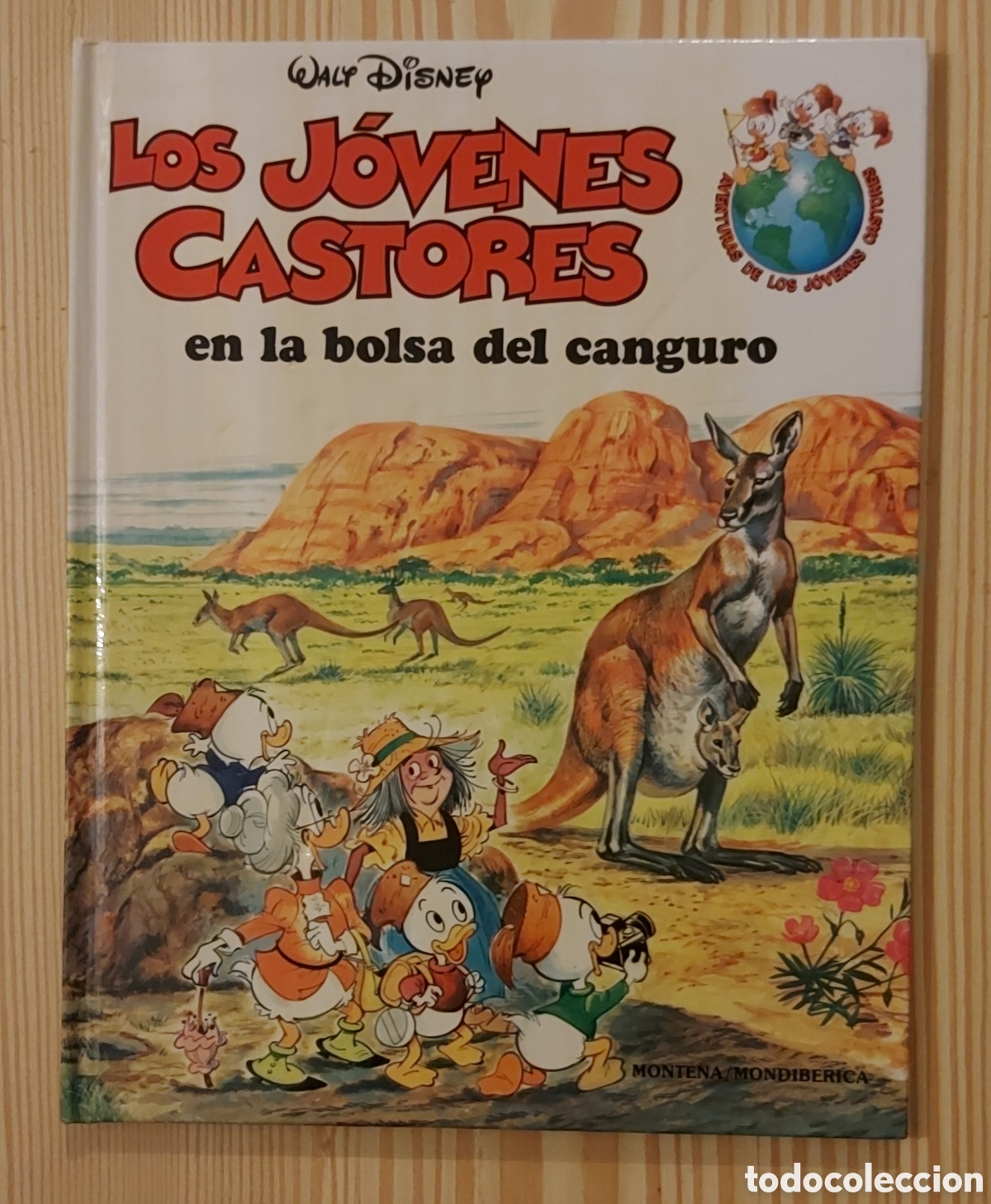 Libros de segunda mano: Los J&oacute;venes Castores Walt Disney: en la bolsa del canguro n&deg;7 Editorial Montena Mundiberica A&ntilde;o 1986