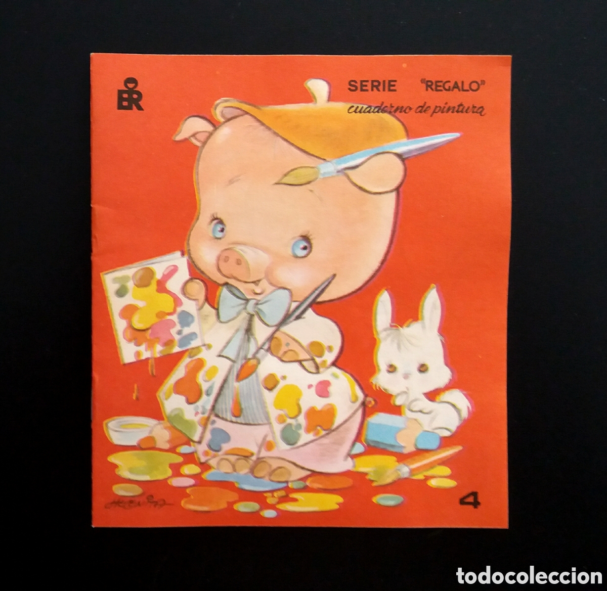 Libros de segunda mano: CUADERNO DE PINTURA serie &rdquo;REGALO&rdquo; HELENITA editorial ROMA 1983 libro librito colorear pintar ni&ntilde;os