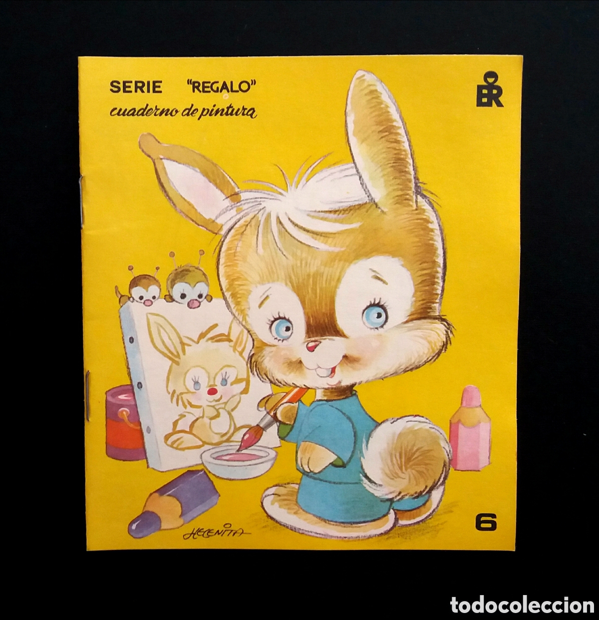 Libros de segunda mano: CUADERNO DE PINTURA serie &rdquo;REGALO&rdquo; HELENITA editorial ROMA 1983 libro librito colorear pintar ni&ntilde;os