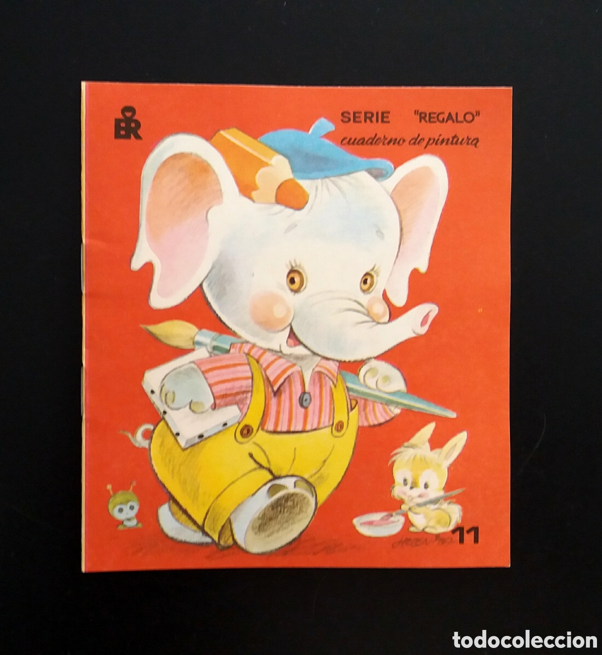 Libros de segunda mano: CUADERNO DE PINTURA serie &rdquo;REGALO&rdquo; HELENITA editorial ROMA 1983 libro librito colorear pintar ni&ntilde;os