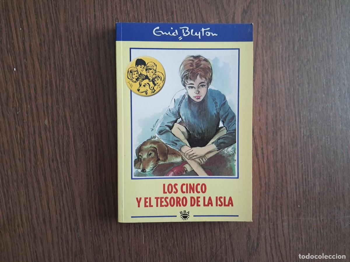 Libros de segunda mano: libro usado, Los cinco y el tesoro de la isla, Enid Blyton. RBA, a&ntilde;o 2001. - Foto 1