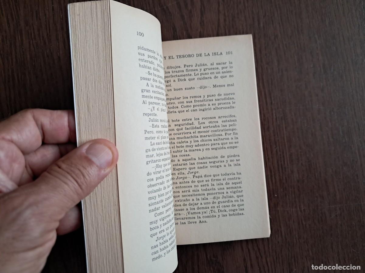 Libros de segunda mano: libro usado, Los cinco y el tesoro de la isla, Enid Blyton. RBA, a&ntilde;o 2001. - Foto 3