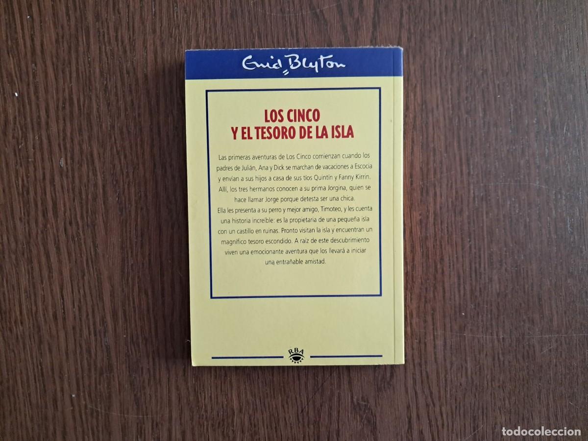 Libros de segunda mano: libro usado, Los cinco y el tesoro de la isla, Enid Blyton. RBA, a&ntilde;o 2001. - Foto 4